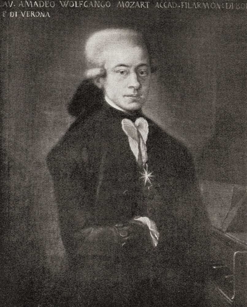 Wolfgang Amadeus Mozart Fine Art Print - Order of the Golden Spur by Ken Welsh