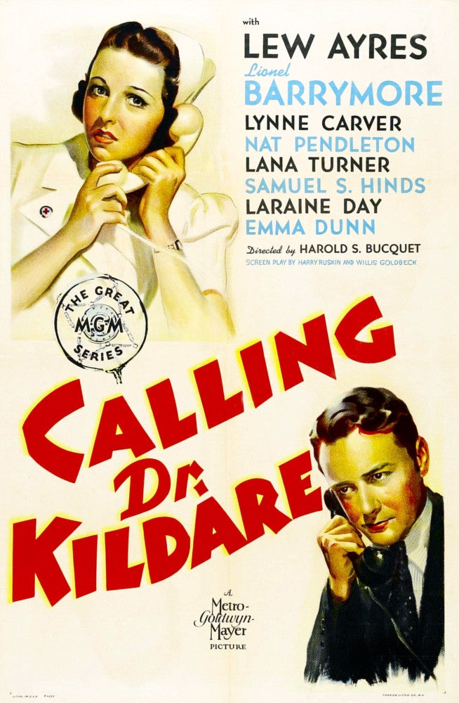 Calling Dr. Kildare Movie Poster Art Print - 1939 Classic