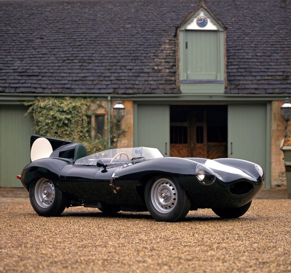 1954 Jaguar D-Type Shortnose Racing Car Poster Print