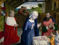 The Nativity Fine Art Print by Jean Hey - Musee Rolin