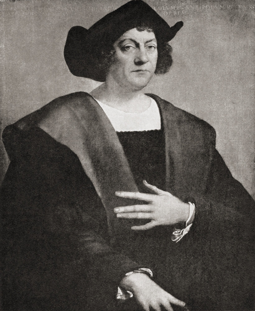 Christopher Columbus Historical Fine Art Print - Great Explorers