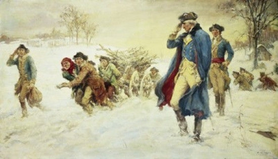 George Washington at Valley Forge Fine Art Print by Frederick Coffay Yohn