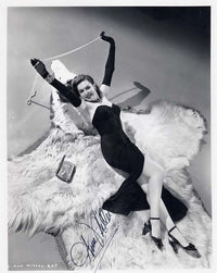 Ann Miller Bear Rug Photo Print - High-Quality Art Print