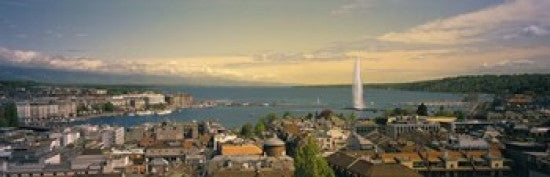 Lake Geneva, Switzerland Photo Print by Panoramic Images - 37x12