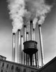 Smoke Emitting from Smoke Stacks - River Rouge Plant Poster Print