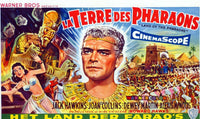 Land Of The Pharaohs Movie Poster Art Print - 1955 Belgian Design