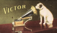 RCA Victor 'His Master's Voice' Trade Card Poster Print featuring Nipper the Dog - C1906