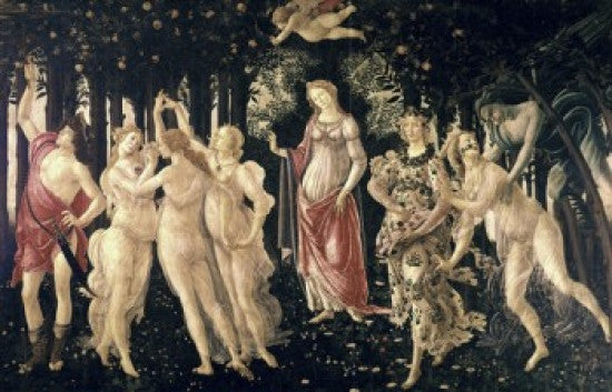 La Primavera Fine Art Print by Sandro Botticelli - Galleria degli Uffizi
