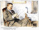 Theodore Roosevelt at Police Headquarters Fine Art Print - 1895 Drawing