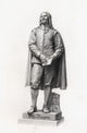 John Bunyan Engraved Fine Art Print - Pilgrim's Progress Statue