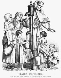 Pollution Cartoon Fine Art Print - 1866 Water Pollution Artwork by Granger Collection