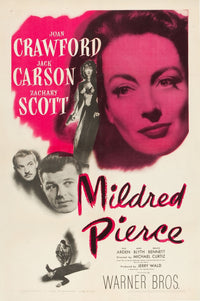 Mildred Pierce Movie Poster Print Featuring Joan Crawford and Zachary Scott