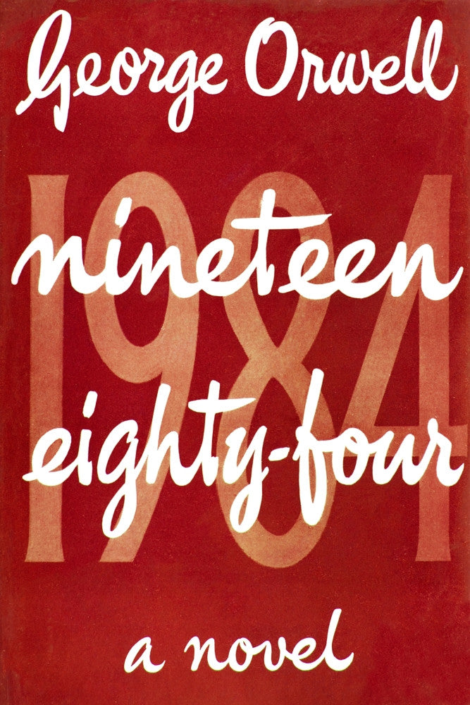 Nineteen Eighty-Four Red Poster Print by Michael Kennard