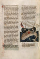 Saint Brendan Fine Art Print - Early 14th Century Manuscript Illumination