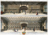 Bodleian Library Interior Fine Art Print from 1675 by David Loggan