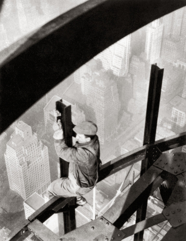Hine: Steelworker at the Empire State Building - Fine Art Print