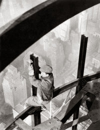 Hine: Steelworker at the Empire State Building - Fine Art Print