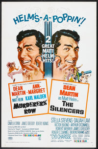 Murderers' Row Movie Poster - The Silencers (1966) | Dean Martin