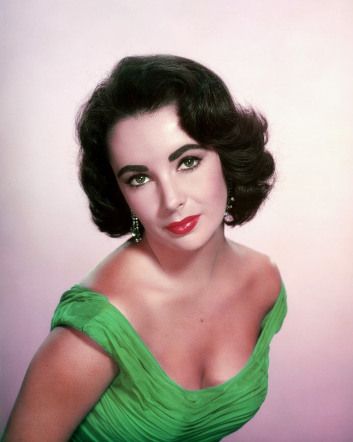 Elizabeth Taylor Green Dress Photo Print