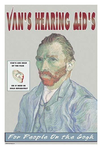 Van Gogh Self Portrait Fine Art Print by Wilbur Pierce