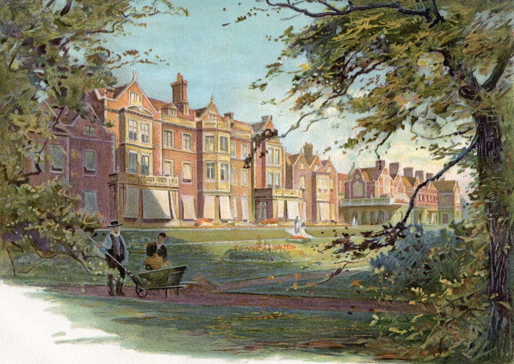 Sandringham House in 19th Century Norfolk Fine Art Print by Ken Welsh