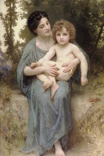 The Little Brother Fine Art Print by William Bouguereau