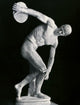 Discus Thrower (Discobolus) Fine Art Print - c. 450 Marble | Posterazzi