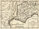 A Map of Hannibal's Route Through Gaul and the Alps Fine Art Print