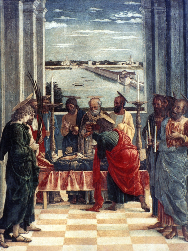 Death of the Virgin Fine Art Print by Andrea Mantegna