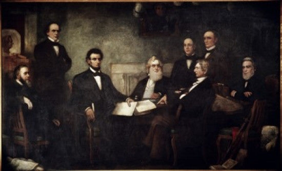 The First Reading of the Emancipation Proclamation Fine Art Print by Francis Bicknell Carpenter