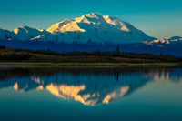 Panoramic View of Mount Denali from Wonder Lake Fine Art Print by Panoramic Images