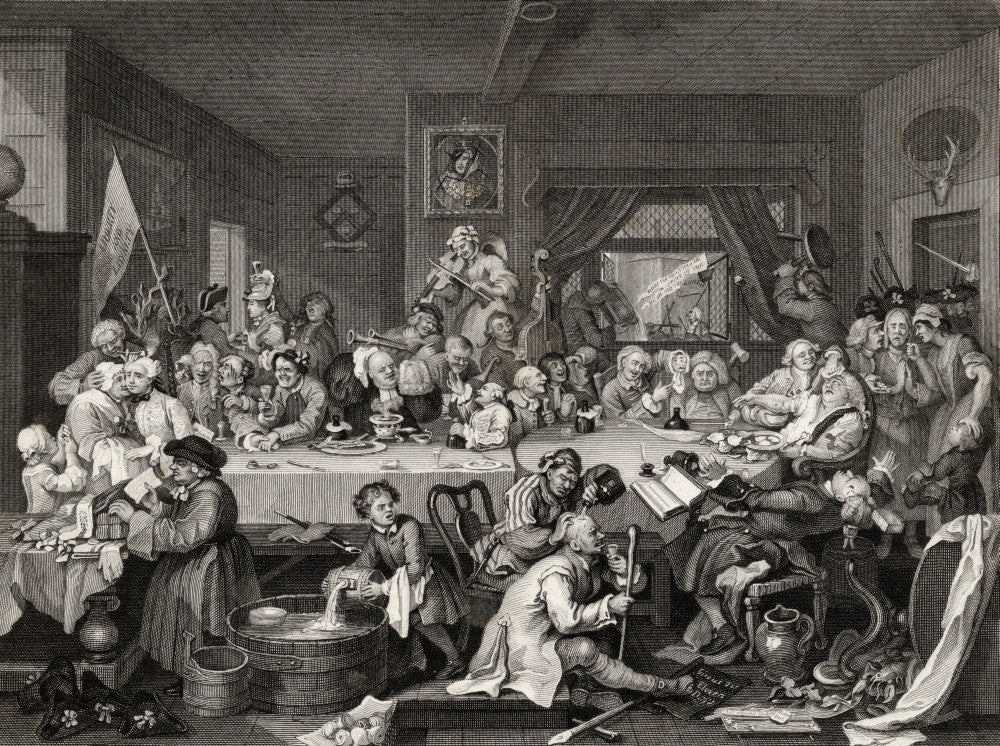 The Election Humours Fine Art Print Engraved by T.E. Nicholson