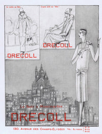 Advert For Drecoll Couture 1927 Fine Art Print by Mary Evans