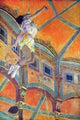 Acrobatic Girl on a Trapeze Fine Art Print by Edward Degas