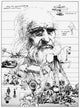 Leonardo Da Vinci Composite Drawings Fine Art Print by Granger Collection