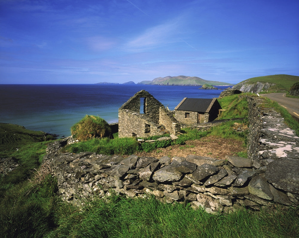 Slea Head Deserted Farm Fine Art Print by The Irish Image Collection