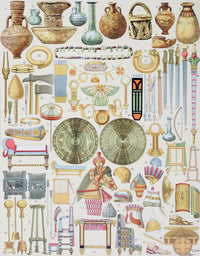 Objects of Assyrian Art and Industry Fine Art Print by Ken Welsh