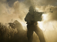 U.S. Navy SEALs Combat Scene Fine Art Print