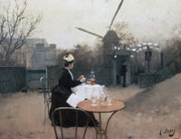 Outdoors Fine Art Print by Ramon Casas Carbo | Museum of Modern Art, Barcelona