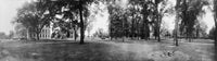 Panoramic View of Knox College Campus in Galesburg, IL - C1914 Fine Art Print