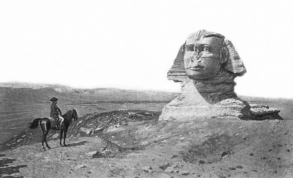 Napoleon and the Sphinx Fine Art Print - Photogravure by Jean Léon Gérôme