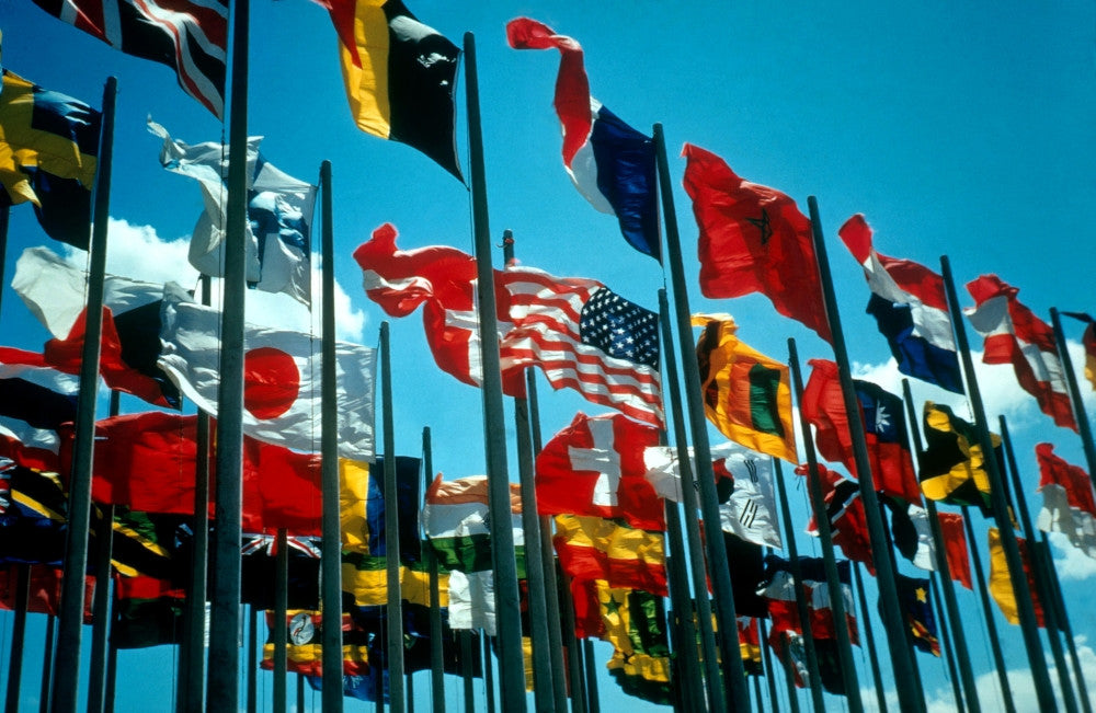 Flags of the World Fine Art Print by Science Source