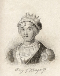 Historical Fine Art Print of Mary of Habsburg (1505-1558)