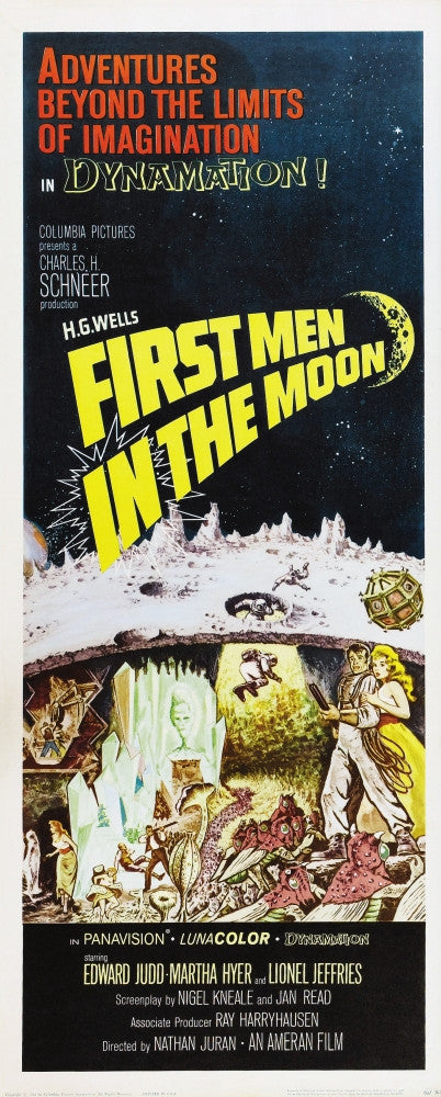First Men In The Moon Movie Poster Print (1964) | Posterazzi