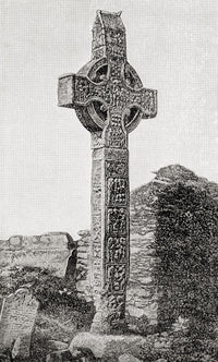 The Great Cross (Muiredach's High Cross) Fine Art Print by Ken Welsh