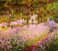 The Garden at Giverny Fine Art Print by Claude Monet