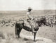 Texas Cowboy Photograph Print by Erwin Evans Smith, C1908