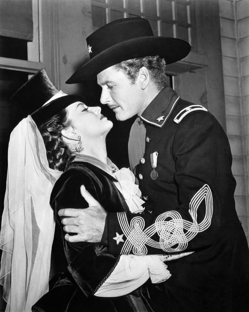They Died With Their Boots On 1941 Photo Print featuring Olivia De Havilland and Errol Flynn