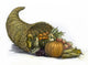 Thanksgiving Cornucopia Fine Art Print - 19th Century Wood Engraving by Granger Collection