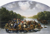 Francis Marion and His Men Crossing the Pee Dee River - Fine Art Print